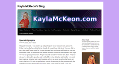 Desktop Screenshot of kaylamckeon.com